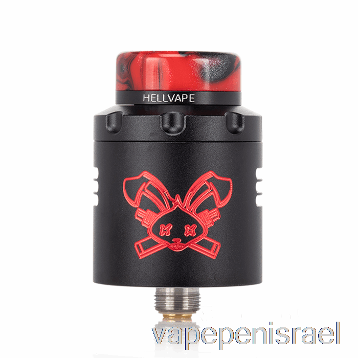 חד פעמי Vape Israel Hellvape Dead Rabbit V3 24mm Rda שחור אדום